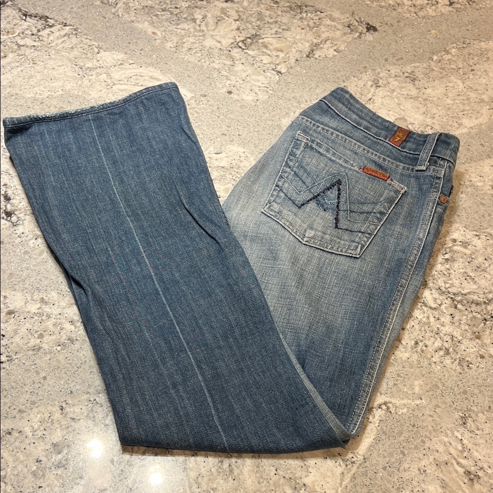 7 For All Mankind Boot Leg Jeans Size 27